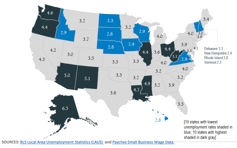 2019-Q1-Unemployment-rate-by-state